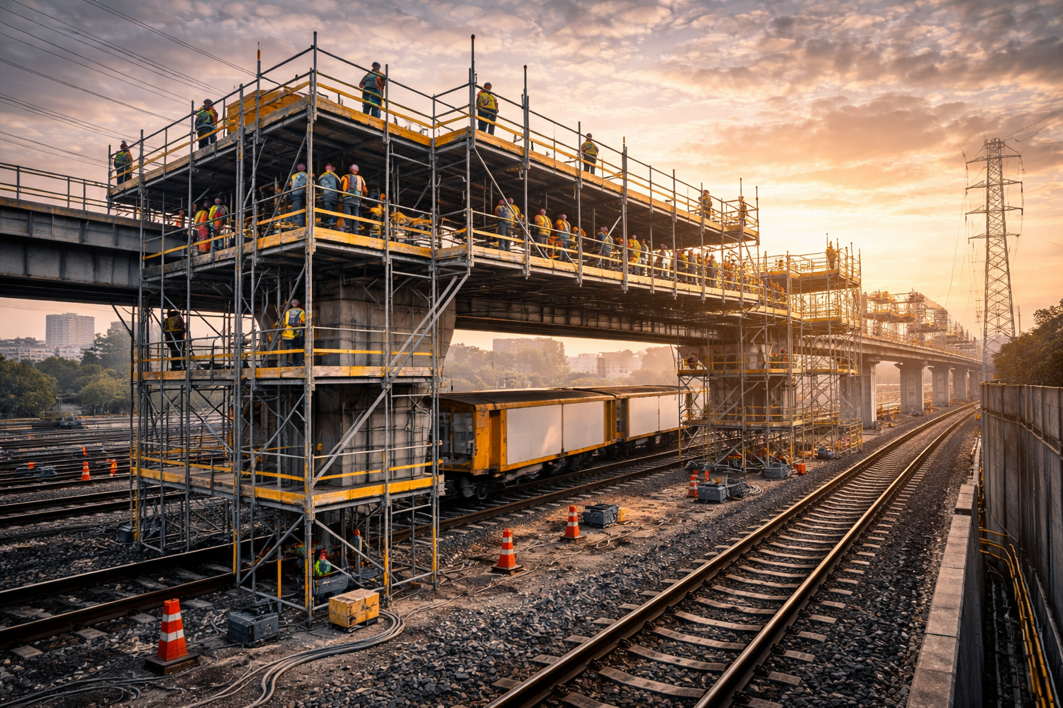 Innovative Railway Infrastructure Scaffolding Solutions for Challenging Construction Projects
